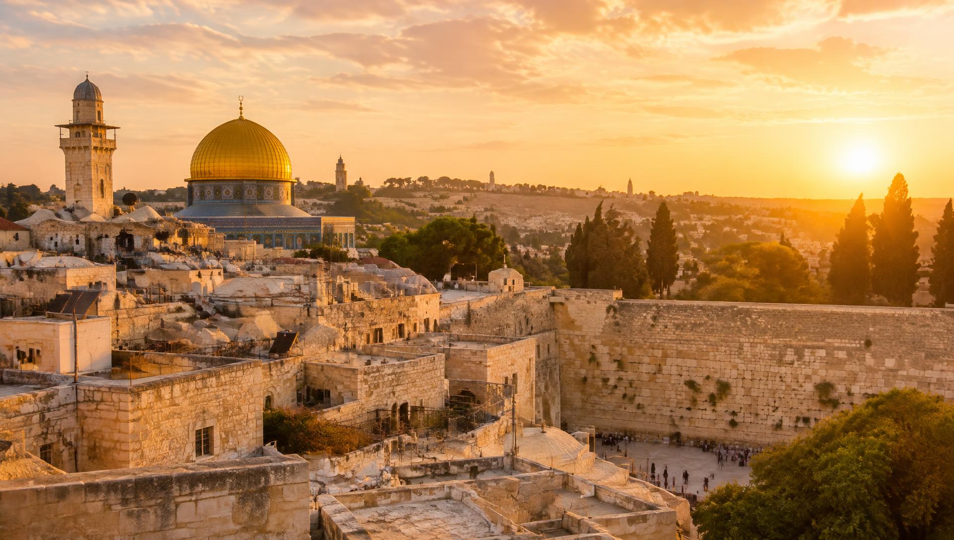 Jerusalem at golden hour